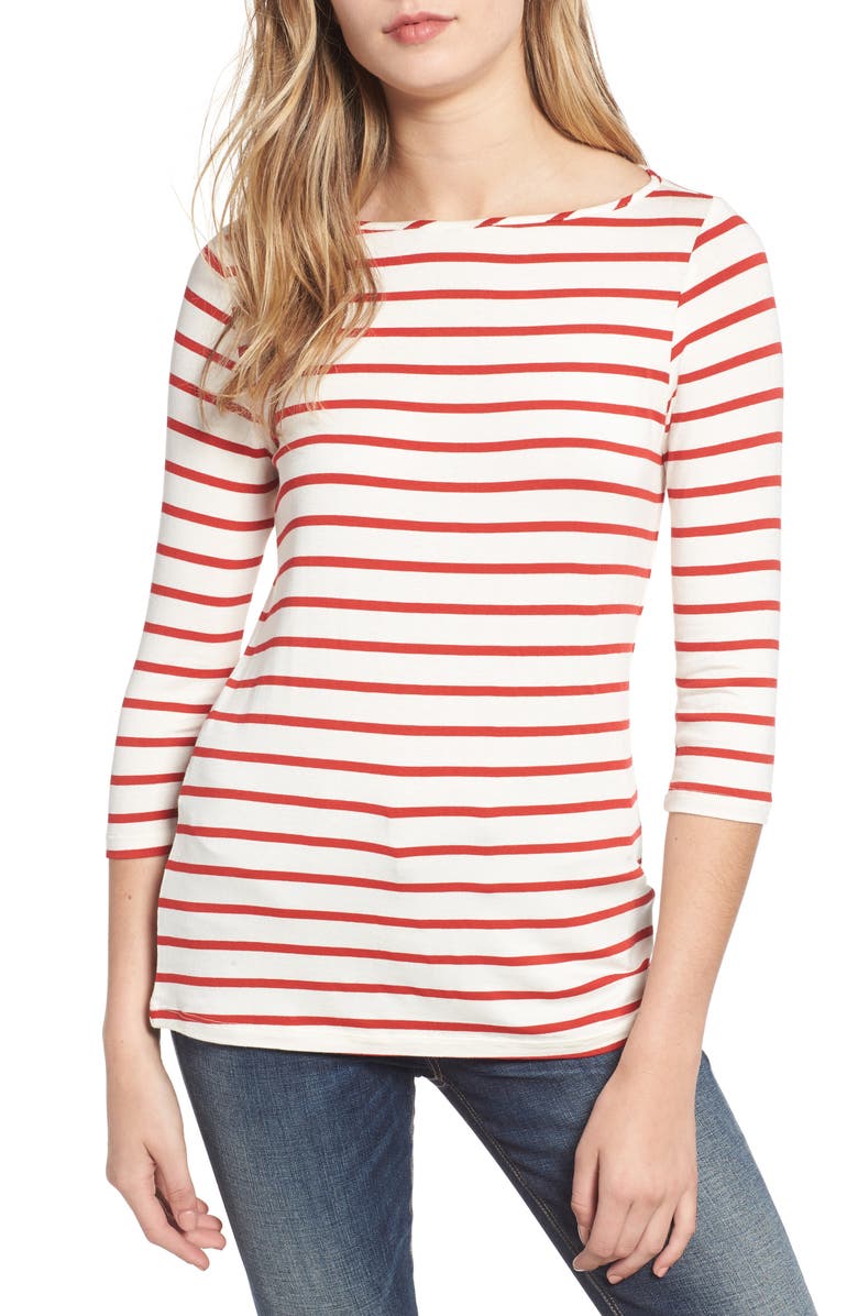 Amour Vert Francoise Stretch Jersey Top, Main, color, 