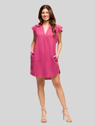 24seven Comfort Apparel V-Neck Sleeveless Maxi Dress with Belt