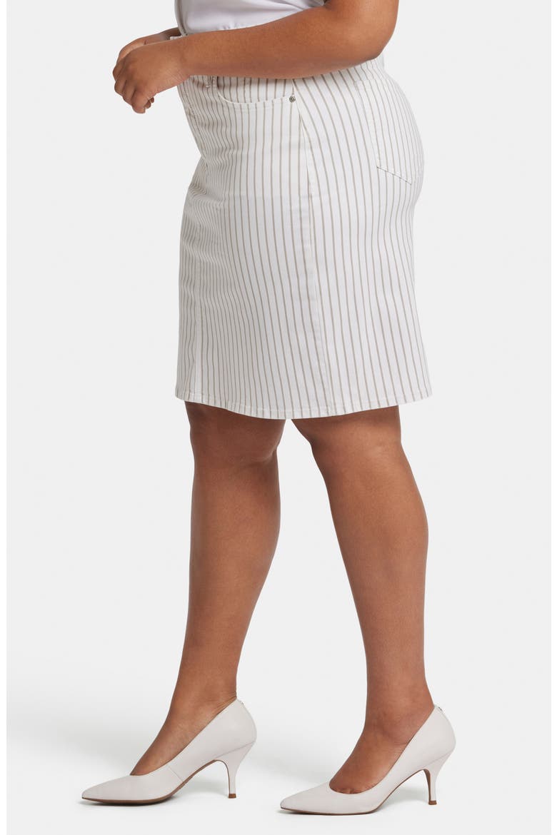 Hollywood Pencil Denim Skirt, Alternate, color, BEACH CRUISE STRIPE
