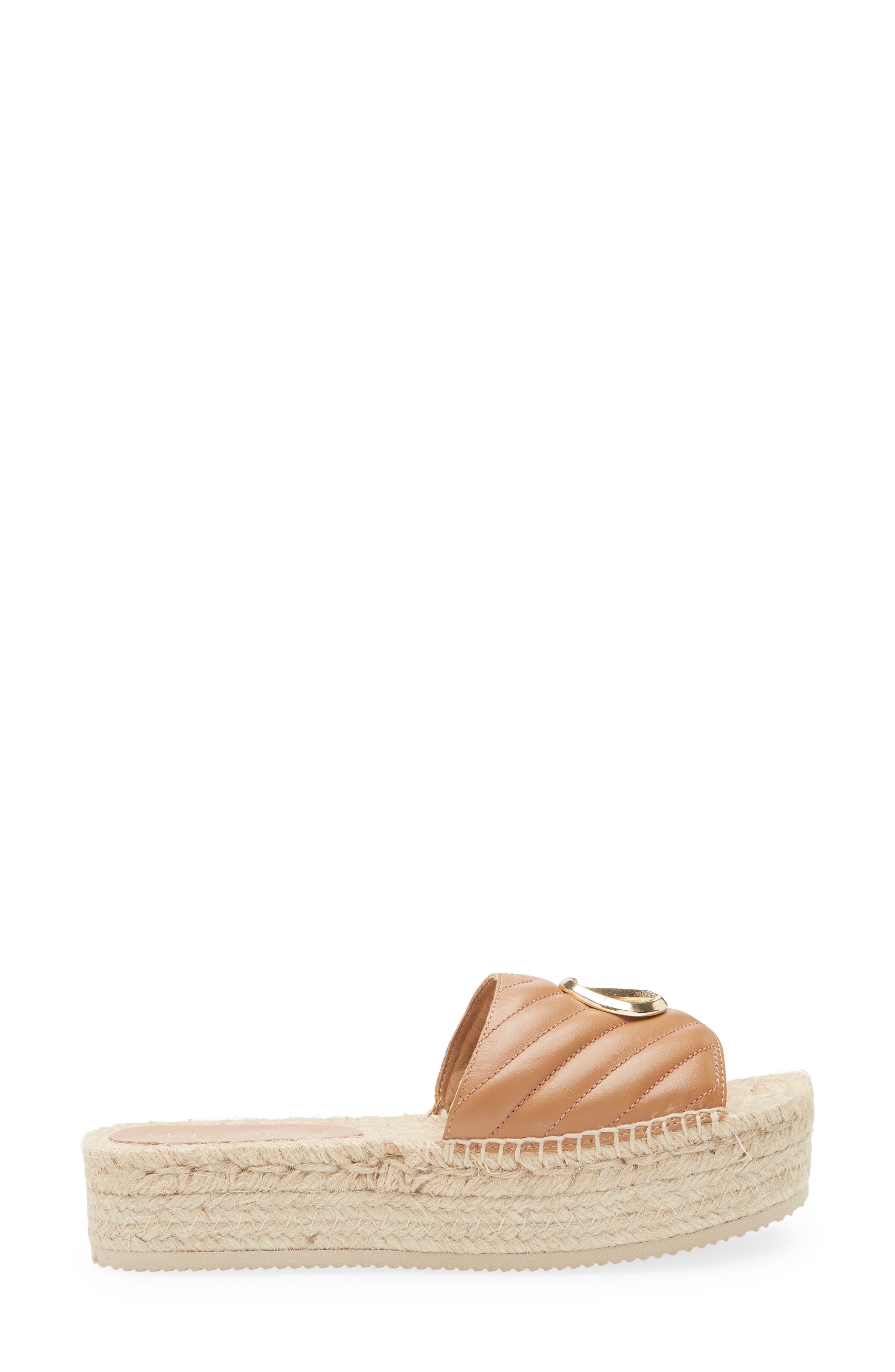 VALENTINO BY MARIO VALENTINO Clabee VLOGO Platform Sandal, Alternate, color, Brown