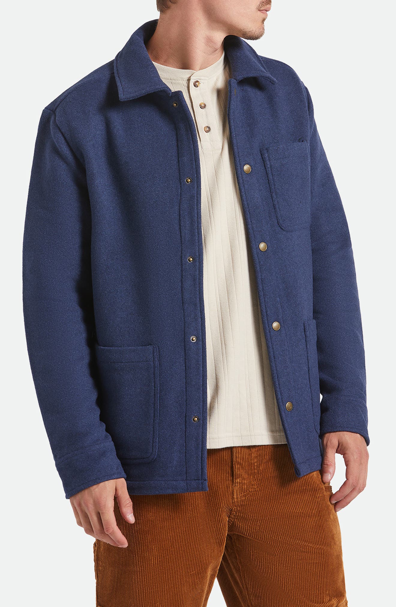 Shop Melton Snap-Up Chore Coat