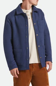Brixton Shop Melton Snap-Up Chore Coat