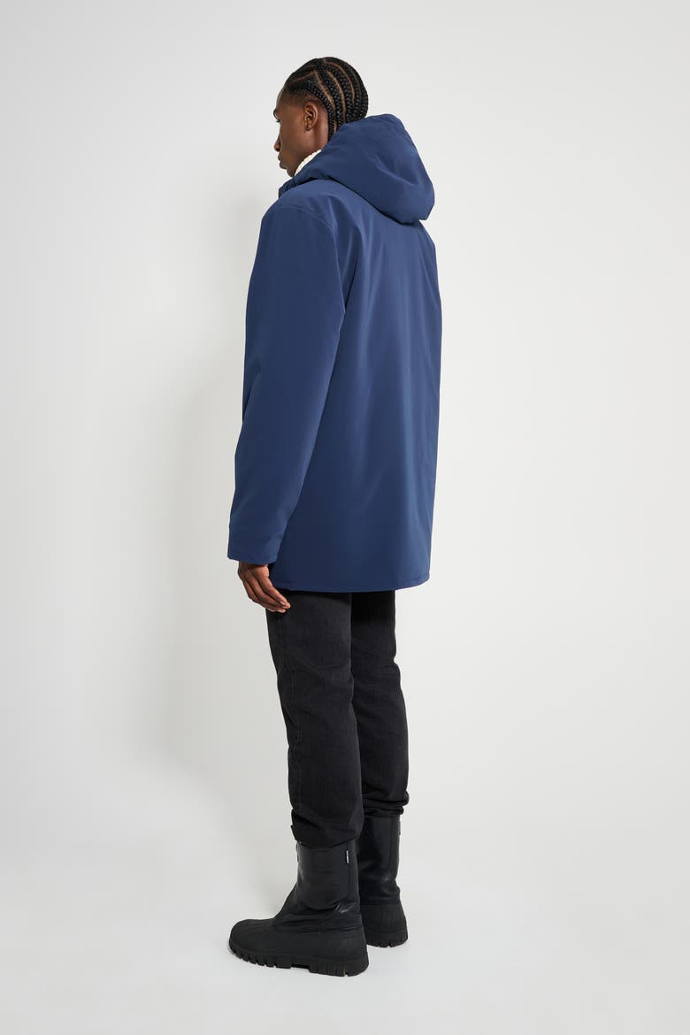 Stockholm Matte Winter Coat, Alternate, color, Navy