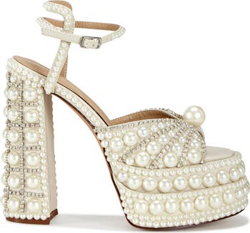 Astrella Ankle Strap Platform Sandal