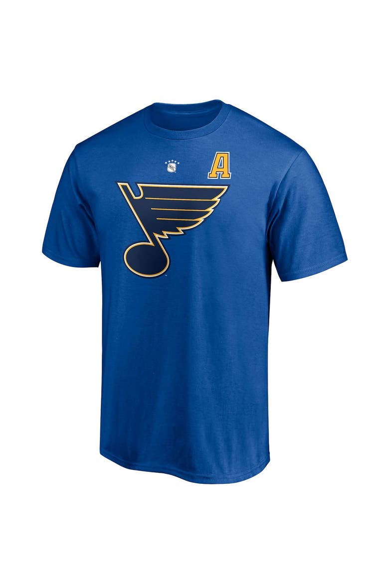 Men's Fanatics Branded Keith Tkachuk Blue St. Louis Blues Authentic Stack Retired Player Nickname & Number T-Shirt, Alternate, color, Blue