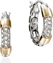 John Hardy JH Essentials 14K Gold Hoop Earrings, 14mm