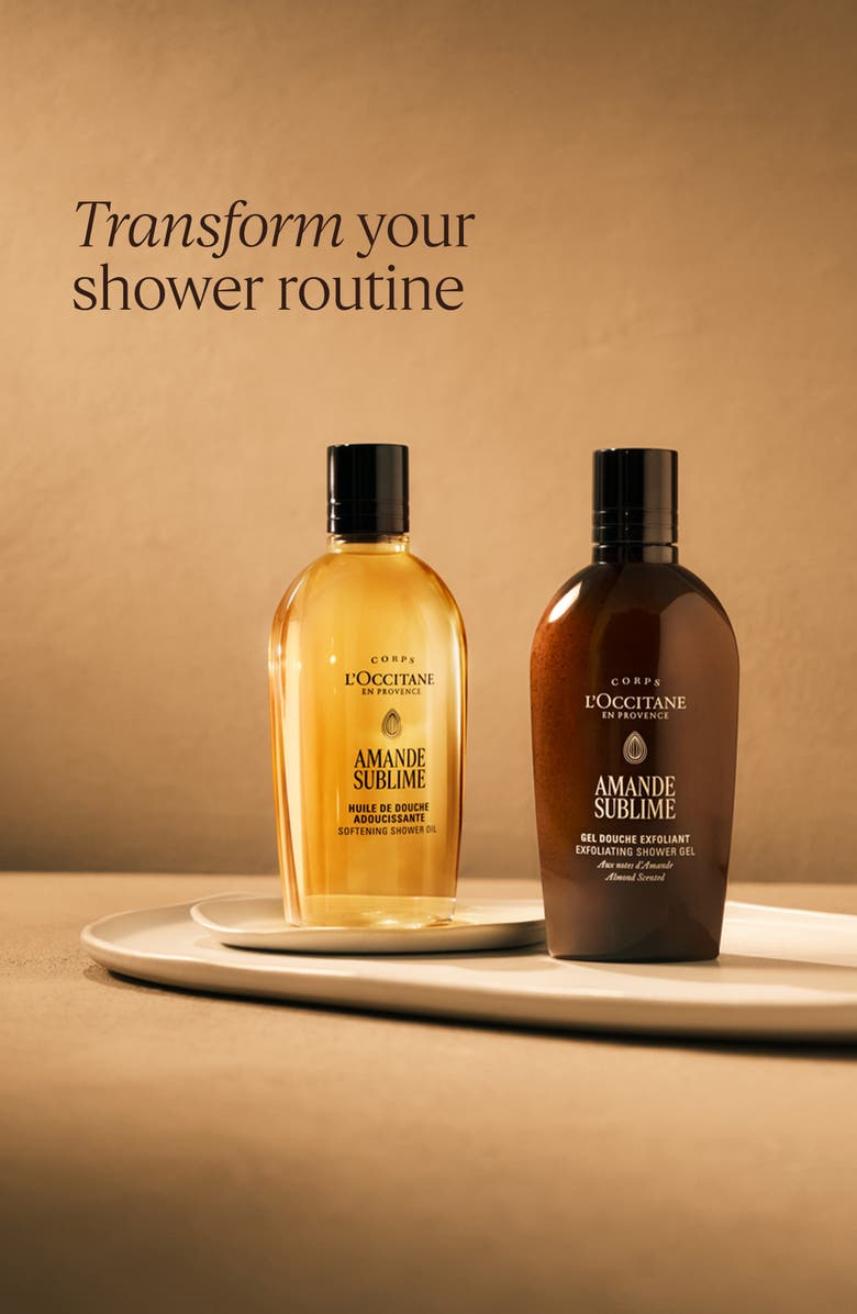 L'Occitane Amande Sublime Exfoliating Shower Scrub, Alternate, color, 