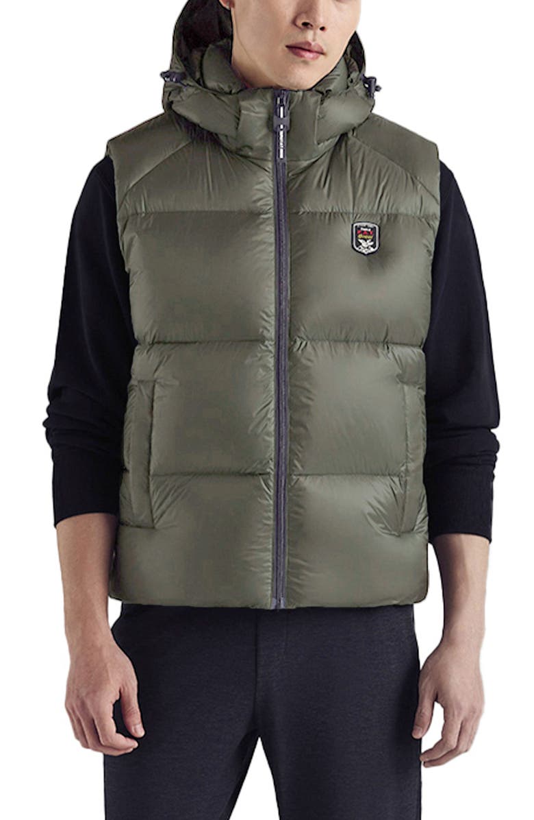 Triple F.A.T. Goose Jacobsen Men's Puffer Down Vest, Main, color, Olive
