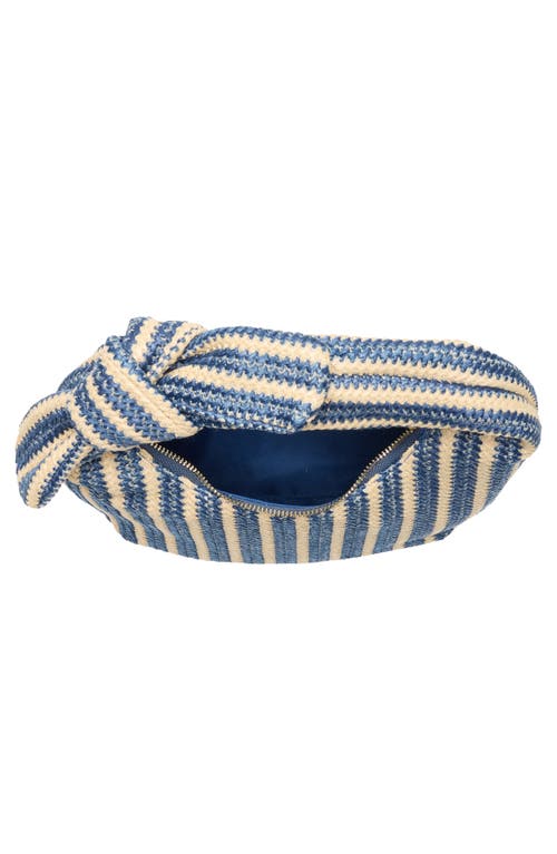 Urban Expressions Handbags Penny Woven Shoulder Bag In Blue
