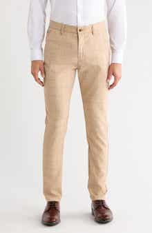 T.R. PREMIUM Plaid Straight Leg Trousers