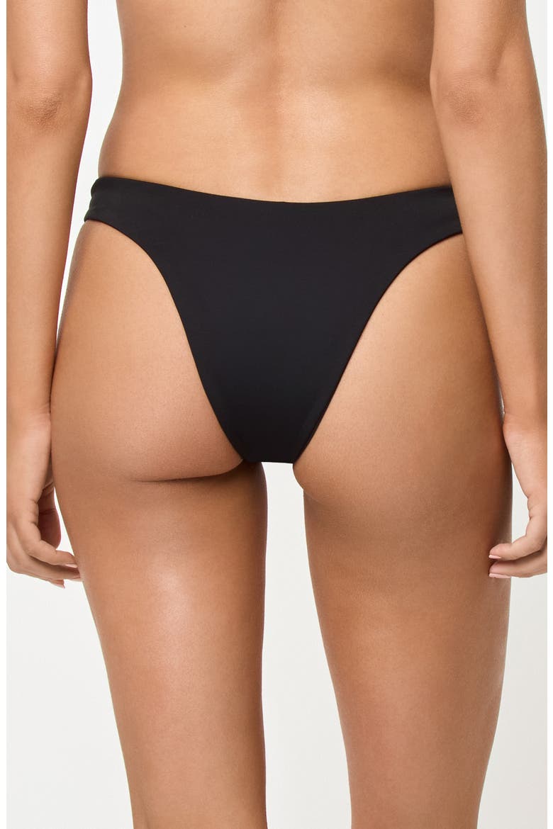 Vega Ring Full Coverage Bikini Bottoms, Alternate, color, BLACK