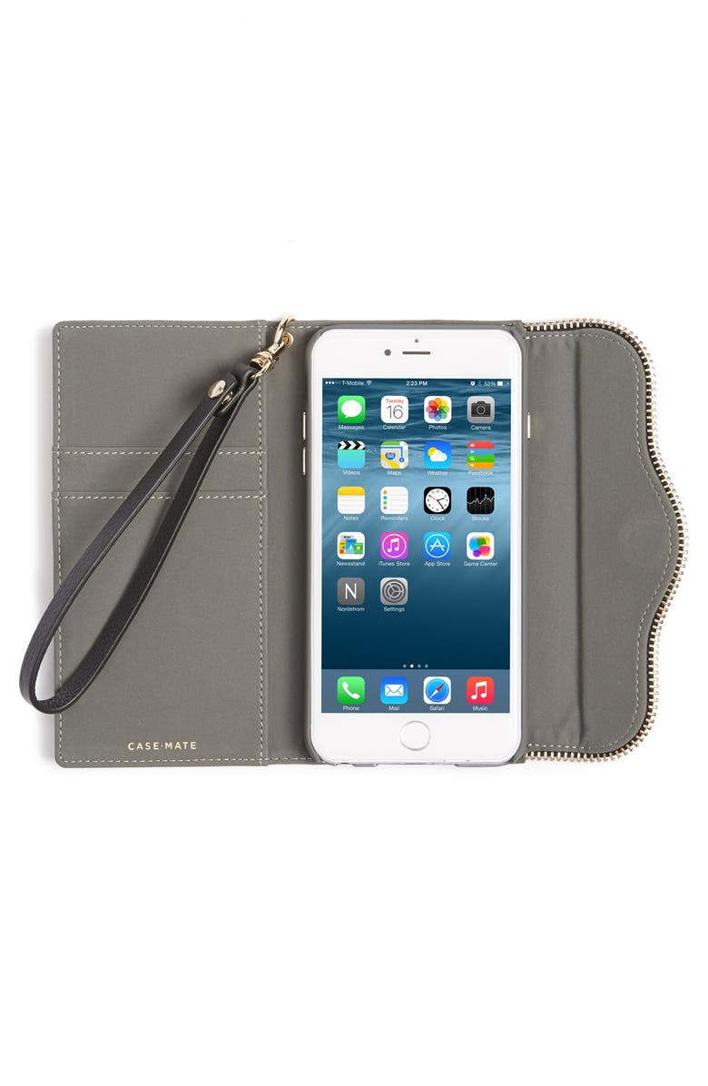 Rebecca Minkoff iPhone 6 Plus & 6s Plus Folio Wristlet, Alternate, color,