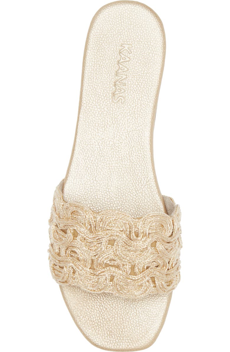 Kaanas Nash Slide Sandal, Alternate, color,