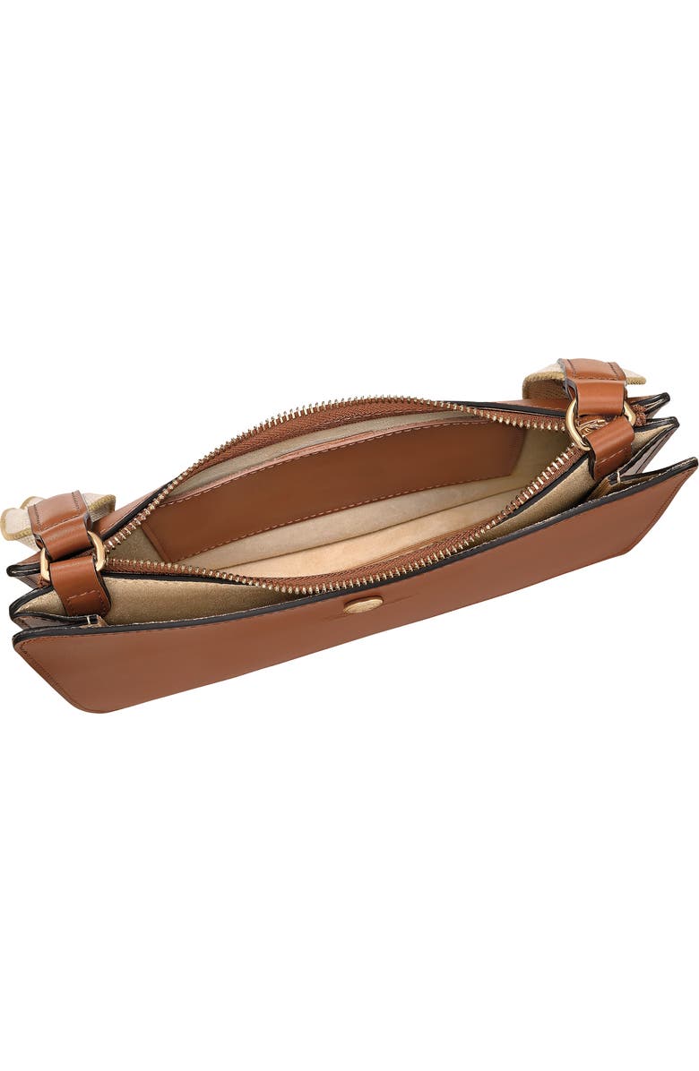 Longchamp Épure Leather Crossbody Bag, Alternate, color, Cognac