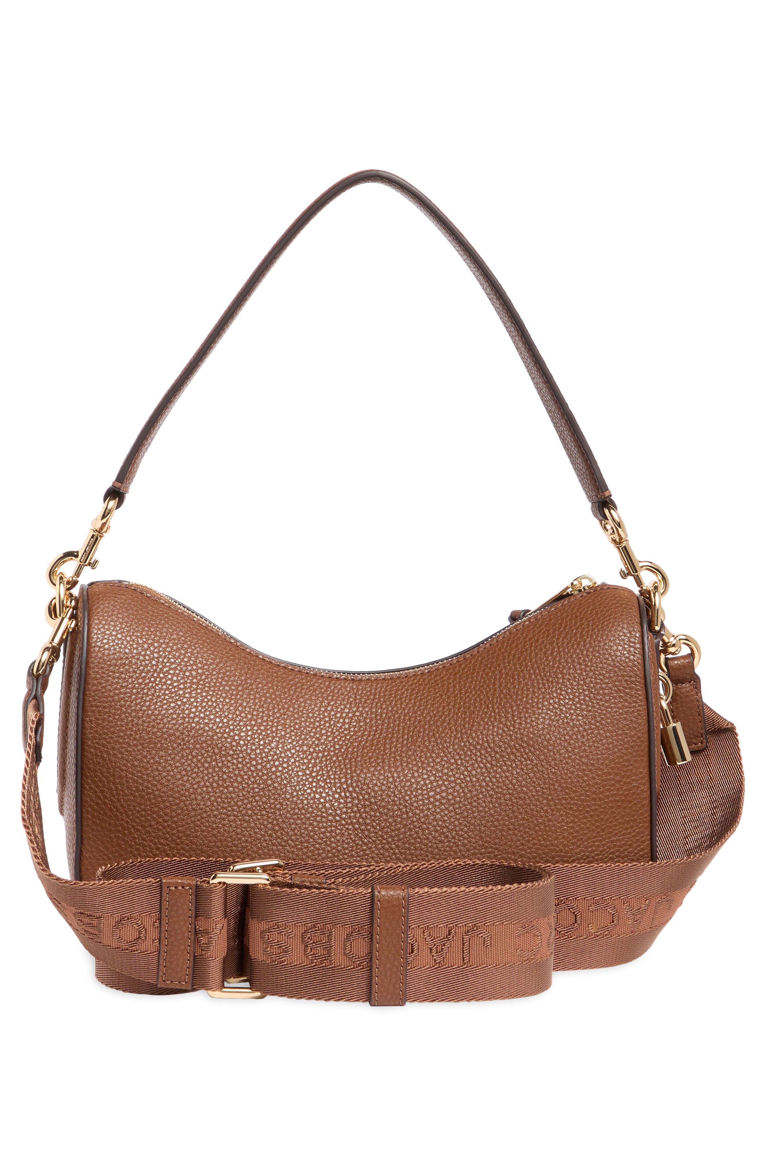 Drifter Convertible Shoulder Bag, Alternate, color, COGNAC