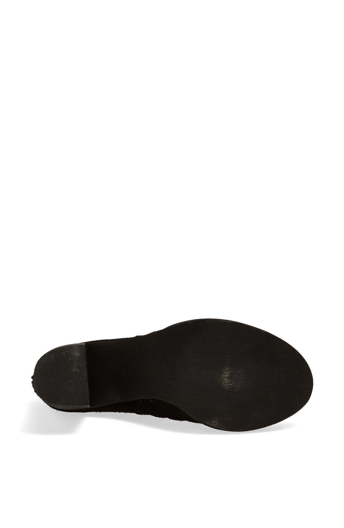 'Cors' Bootie, Alternate, color, BLACK SUEDE