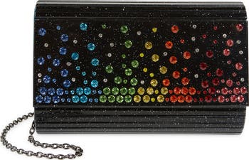 Crystal Embellished outlet Party Clutch KURT GEIGER LONDON