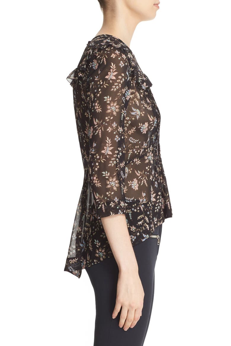 Veronica Beard Thompson Ruffle Blouse (Women) | Nordstrom
