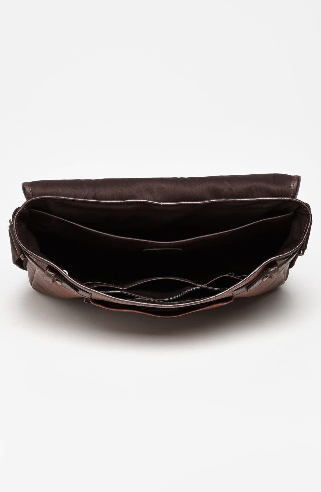 Fossil 'Estate' Leather Messenger Bag, Alternate, color, 