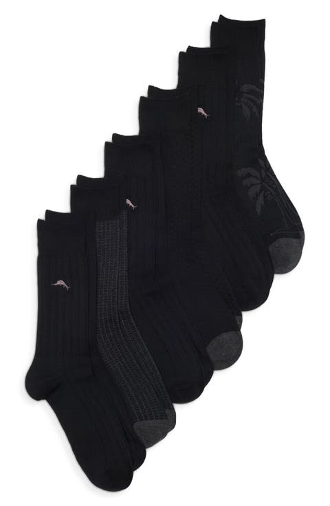 Assorted 6-Pack Textured Dress Socks