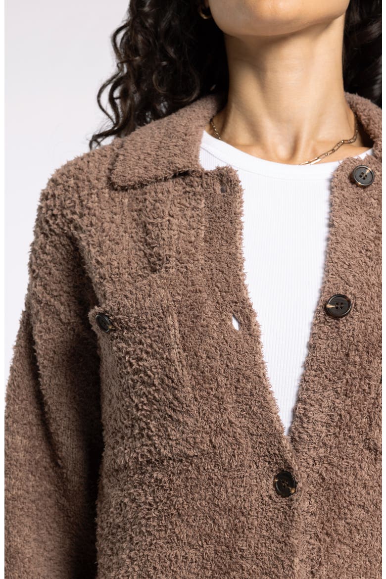 Lois Sweater Jacket, Alternate, color, RAW UMBER