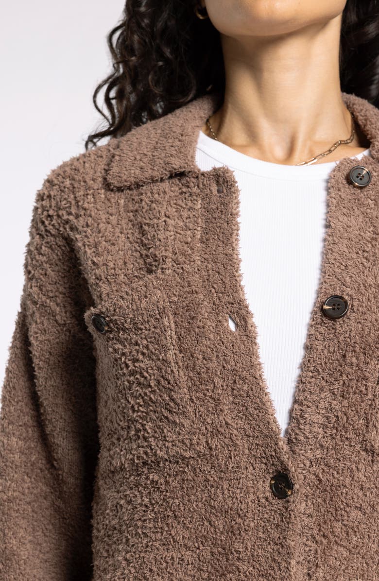 Thread & Supply Lois Sweater Jacket, Alternate, color, Raw Umber