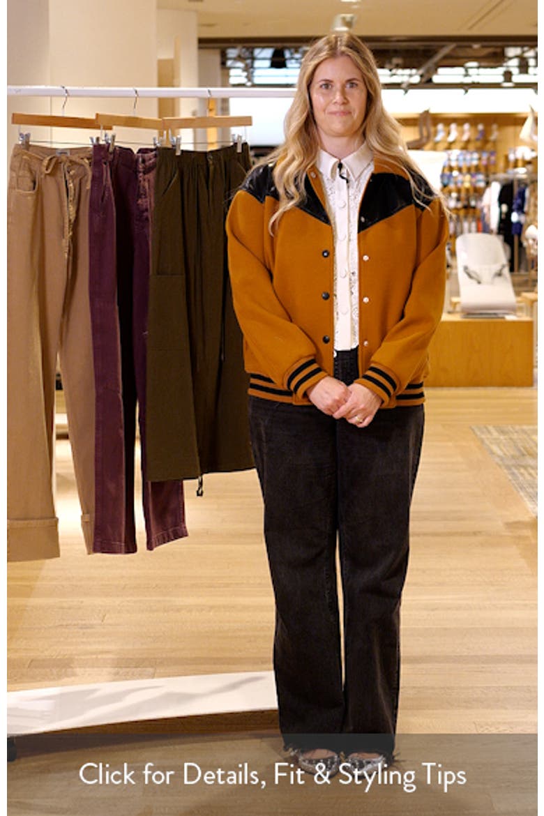 Oversize Western Varsity Jacket video