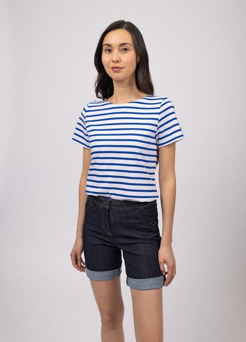ETRILLE II - Short Sleeve Breton Stripe Tee