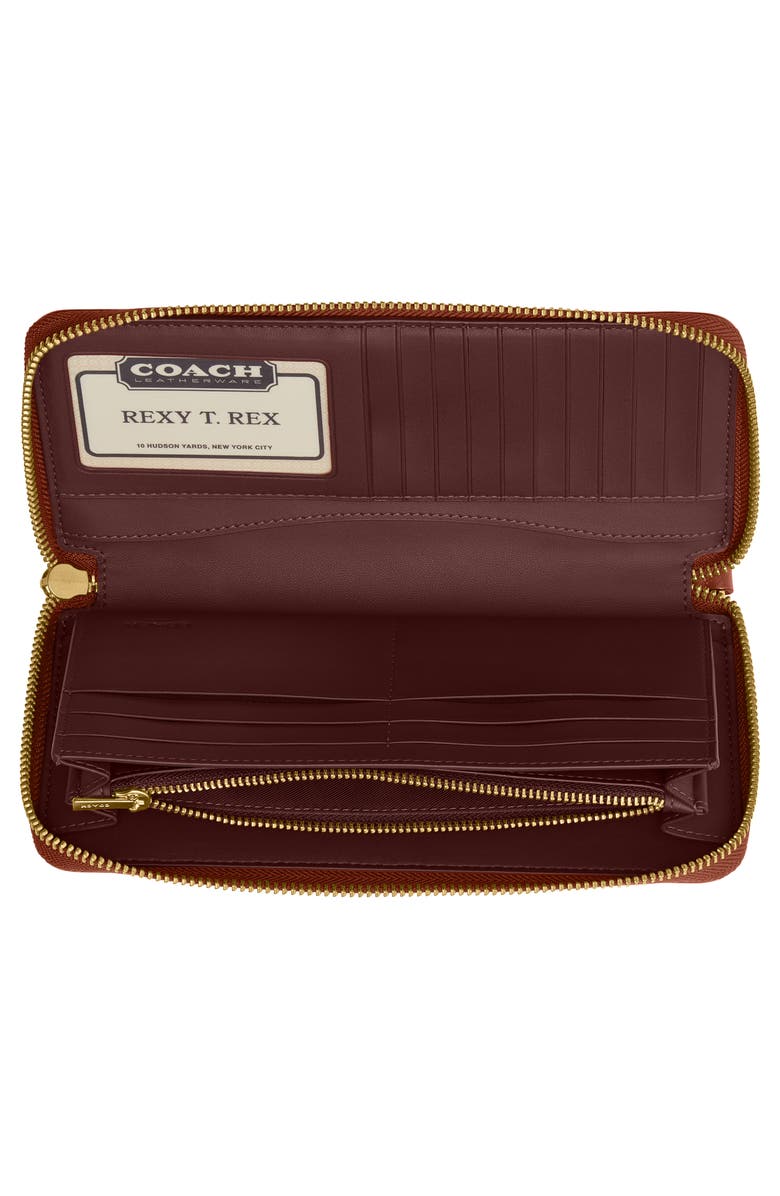 COACH Essential Signature Coated Canvas & Leather Wristlet, Alternate, color,