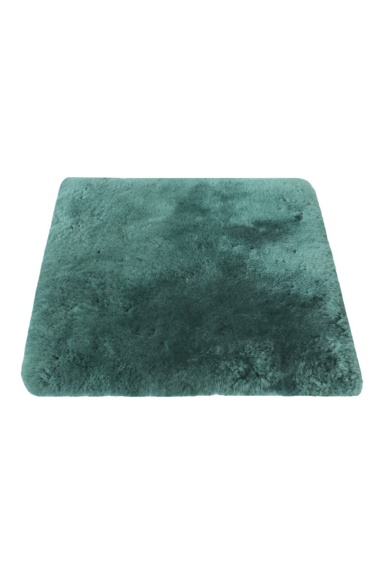 Medical Genuine Sheepskin Shearling Chair Pad 18" x 18" - Grey, Main, color, EMERALD