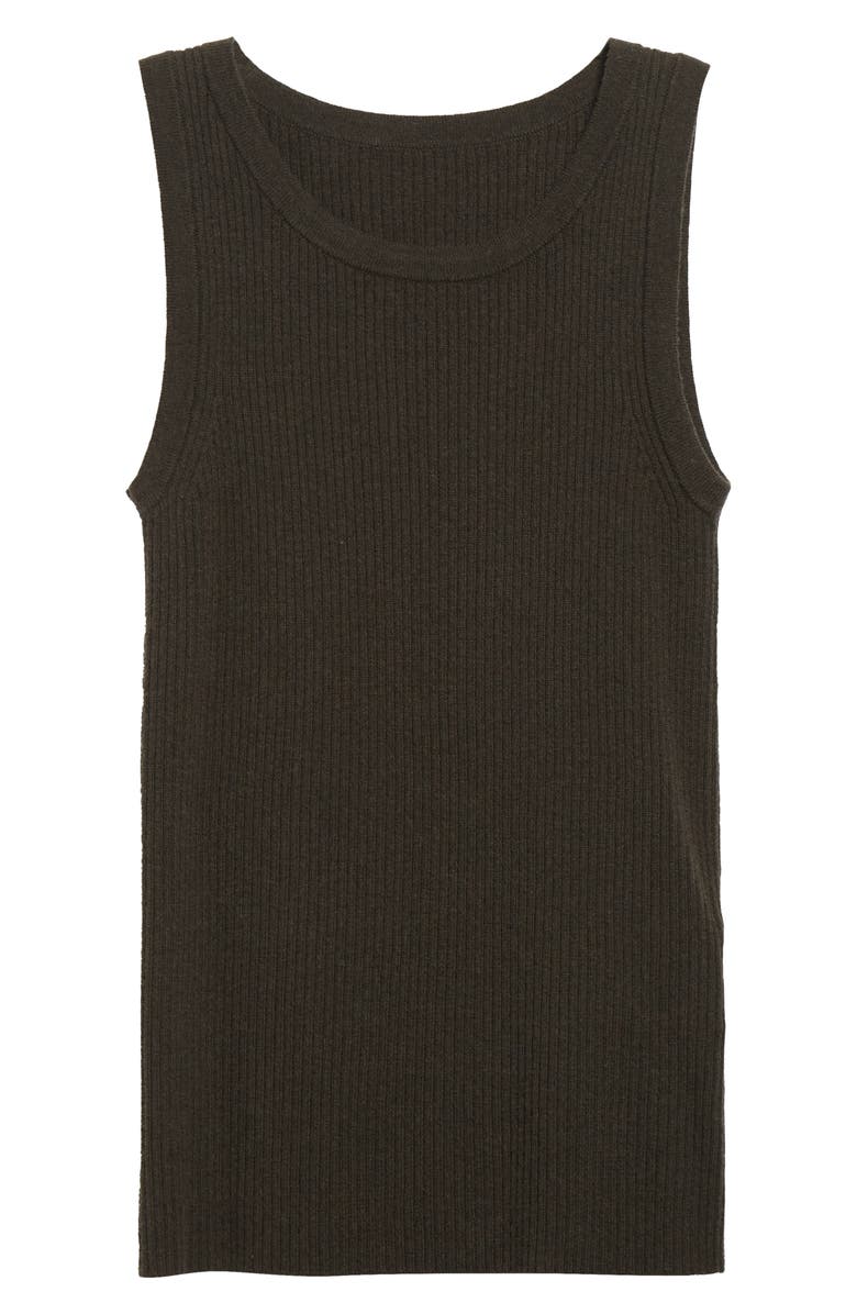 Max Mara Cipro Wool & Cashmere Sweater Tank, Alternate, color, Green