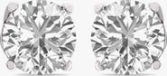 SEREIA OFFICIAL 14K Gold Halo Lab Diamond 0.75 Carat Earrings