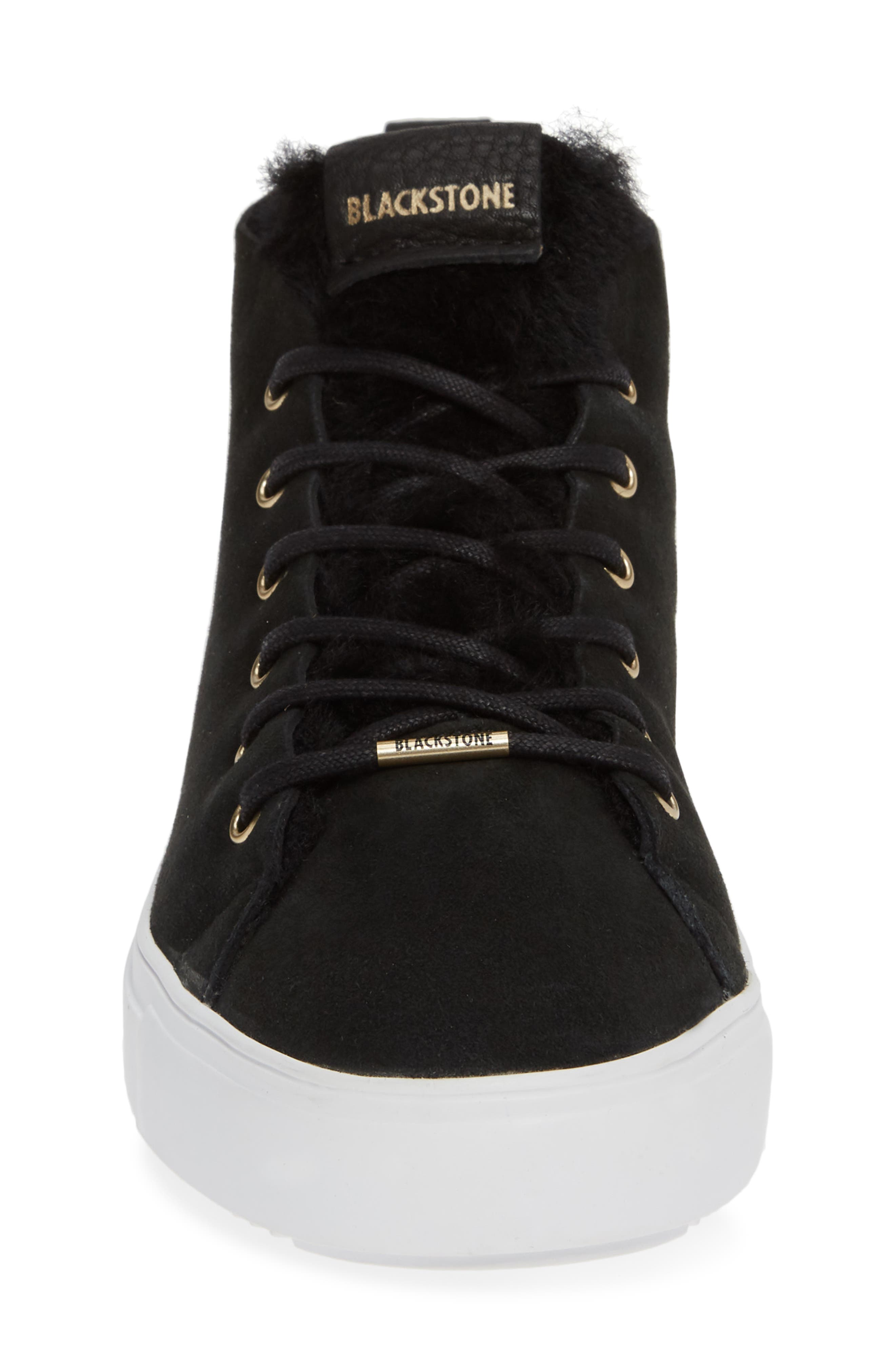 Blackstone QL48 Genuine Shearling Lined High Top Sneaker, Alternate, color, 