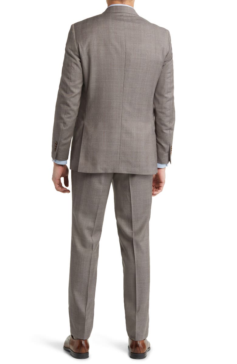 Peter Millar Tailored Fit Plaid Wool Suit, Alternate, color, 