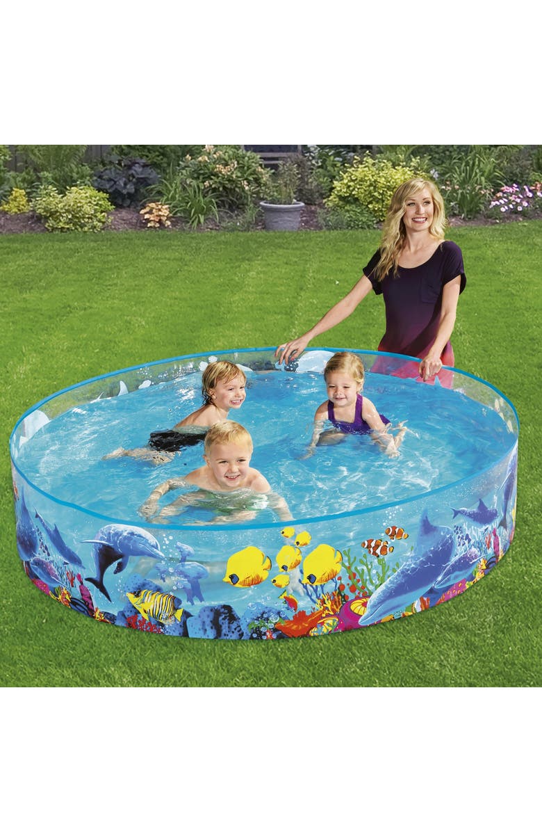 Bestway H2OGO! 6\' x 15" Odyssey Fill \'N Fun Plastic Kids Swimming Pool, Alternate, color, 