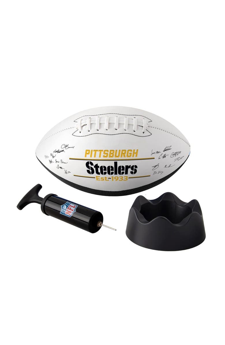 LOGO BRANDS Pittsburgh Steelers 2025 Autograph Signature Football, Alternate, color, Black