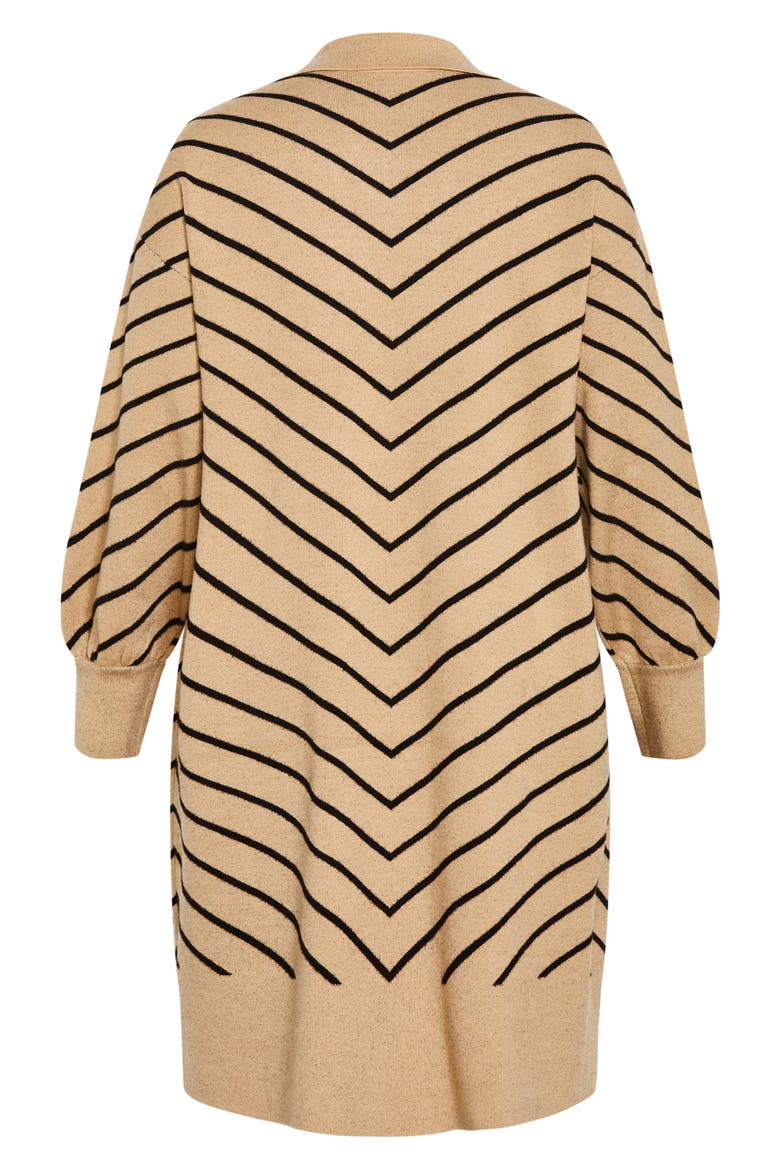 Elsie Stripe Cardigan, Alternate, color, STRIPE