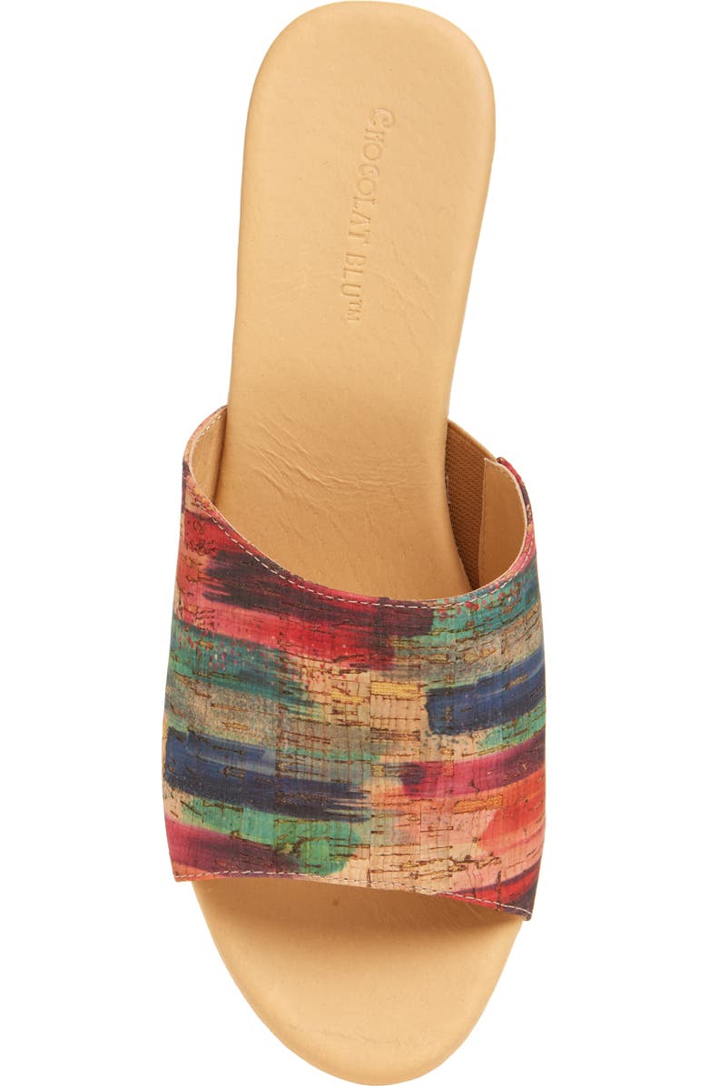 Chocolat Blu Golden Platform Sandal, Alternate, color, Multi Cork