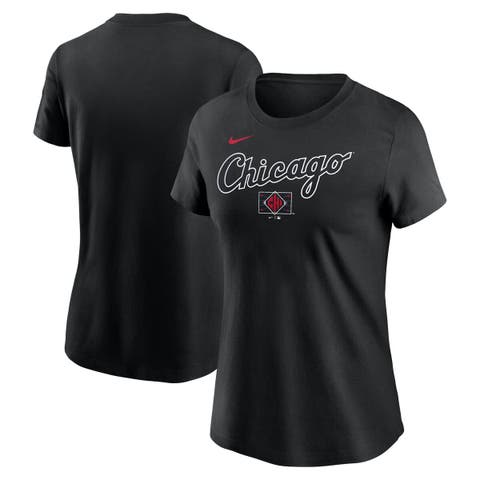 Women's Nike  Black Chicago White Sox 2025 City Connect Wordmark T-Shirt