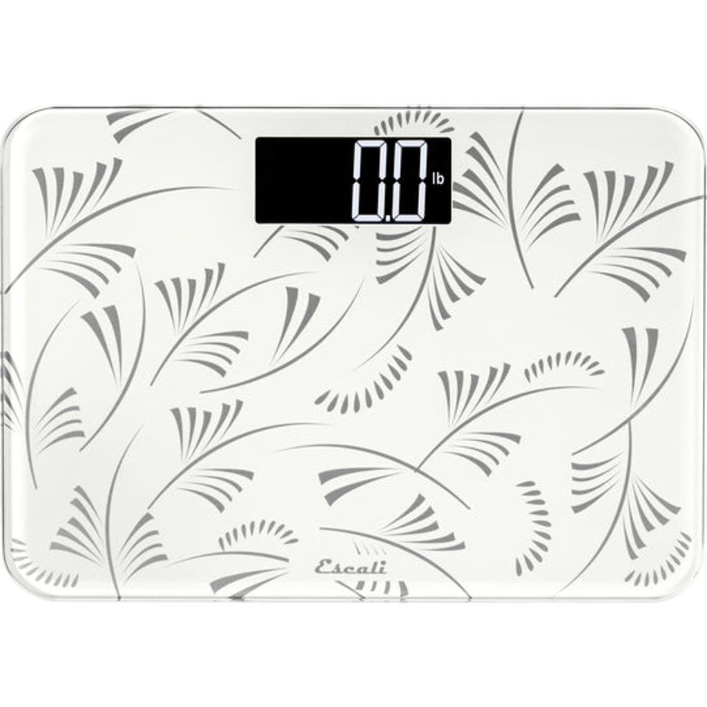 Escali Compact Body Scale In White