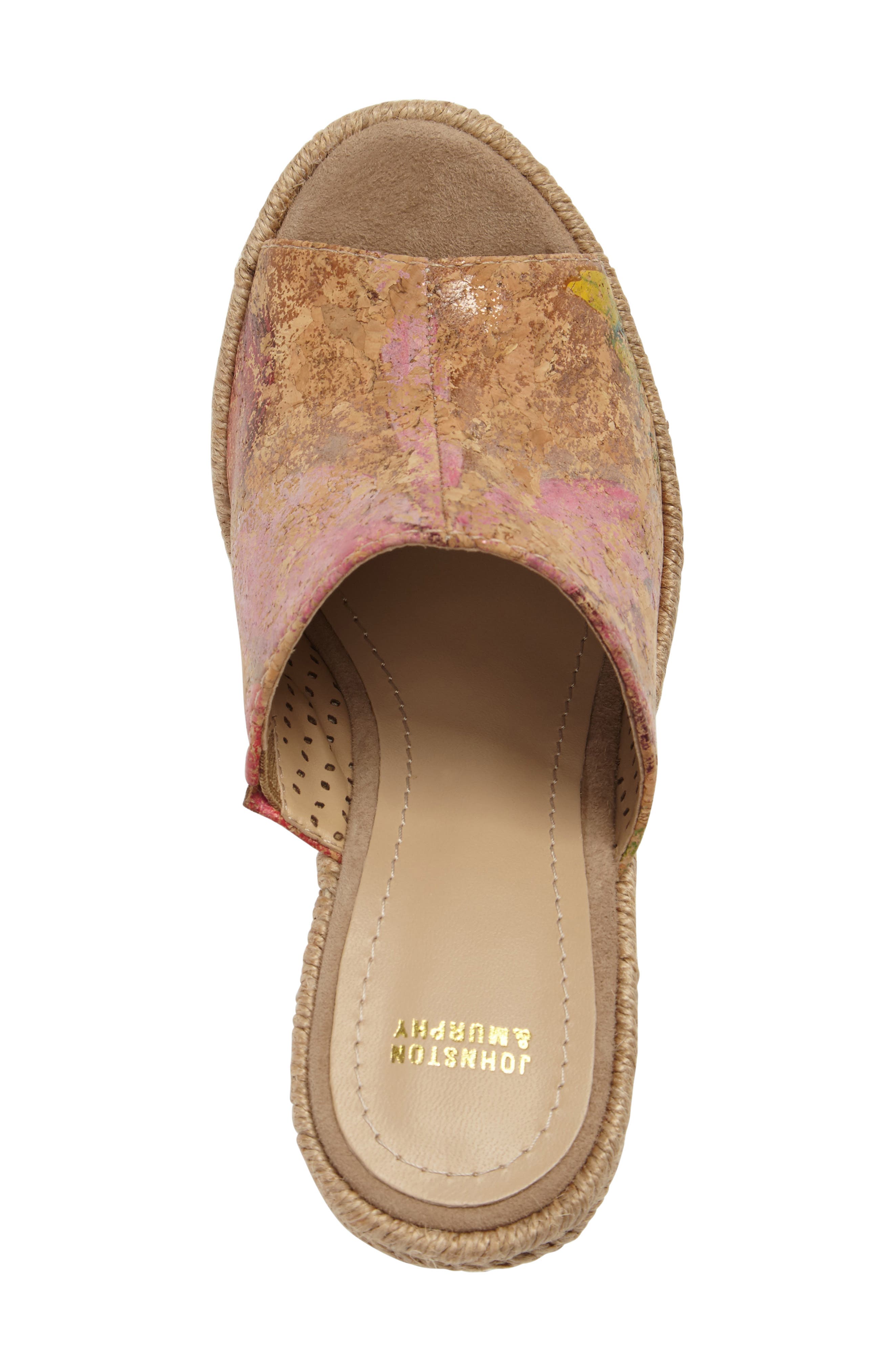 Johnston & Murphy Myrah Wedge Slide Sandal, Alternate, color, 