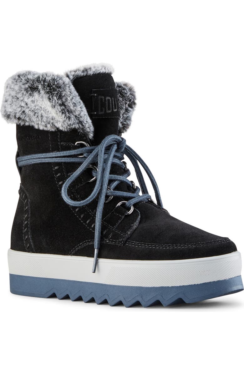 Cougar Vanetta Faux Fur Trim Waterproof Boot, Main, color,