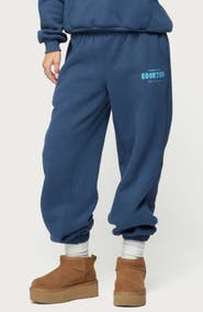 EDIKTED Lounge Edit Logo Sweatpants