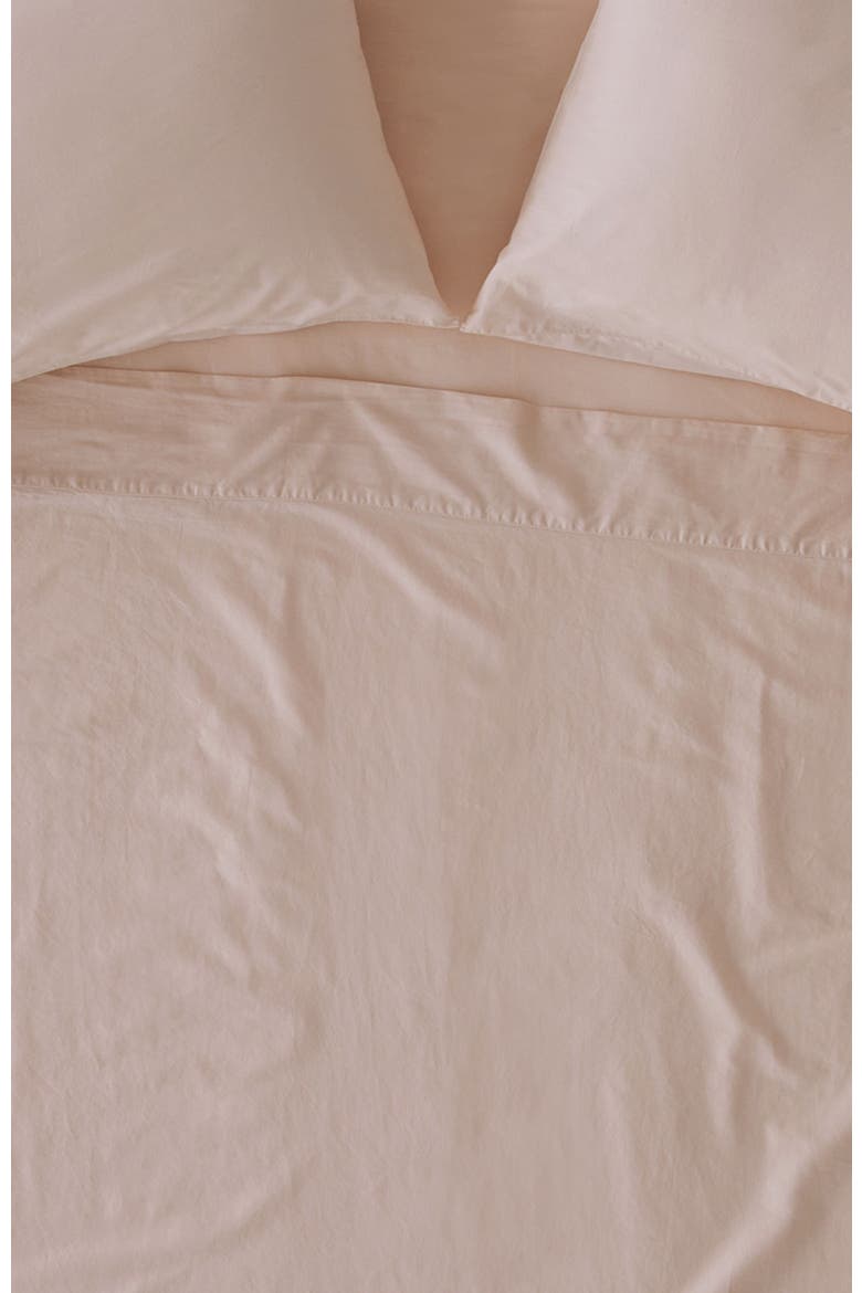 Organic Room Service Sateen Fitted Sheet, Alternate, color, Spanish Villa
