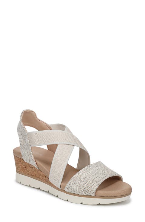Just Cute Platform Wedge Sandal (Women) (Wide Width Available)