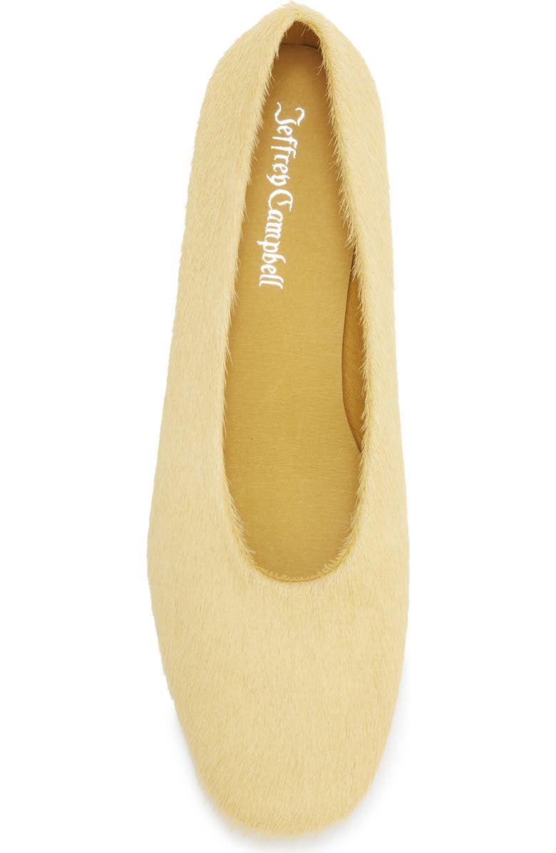 Jeffrey Campbell Trustee Genuine Calf Hair Pump, Alternate, color, Yellow Longhair
