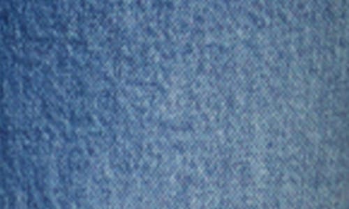Mavi Jeans Viola High Waist Raw Hem Ankle Straight Leg Jeans In Dark Brushed Recycled Blue