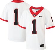 Nike Youth Nike #1 White Georgia Bulldogs 1st Armored Division Old Ironsides Untouchable Football Jersey