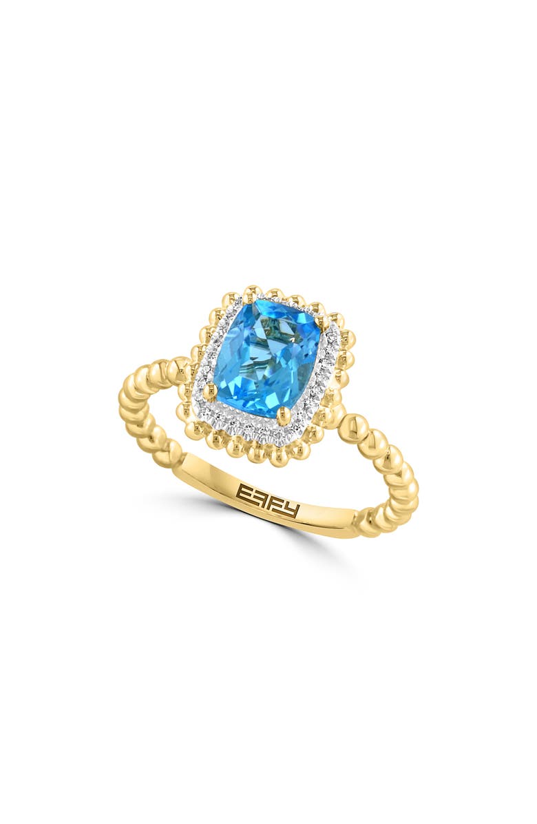 EFFY Diamond & Blue Topaz Ring, Main, color, 