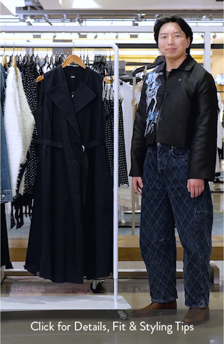 Dimosa Sleeveless Belted Midi Wrap Dress, sales video thumbnail